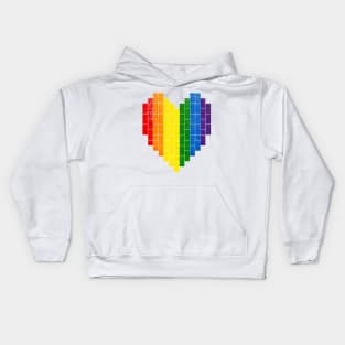 Pride Heart Kids Hoodie